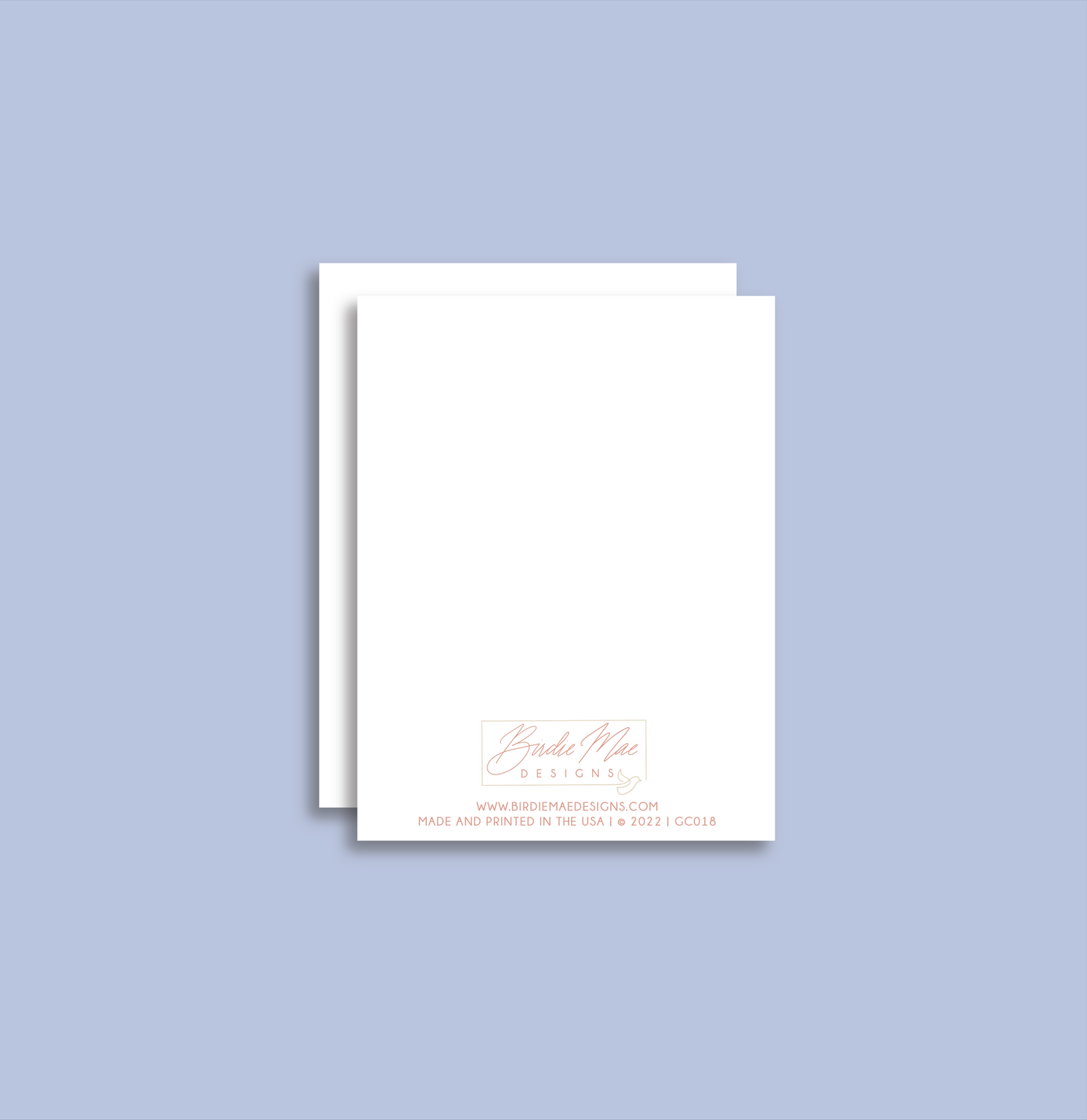 Sweet and simple - our happy birthday card is perfect for celebrating! Card reads, "Happy Birthday" with a blank inside. Each notecard features digitized hand calligraphy, is digitally printed on a heavy white card stock paper and includes a matching envelope. Cards measure 5.5"x4.25" when folded.
