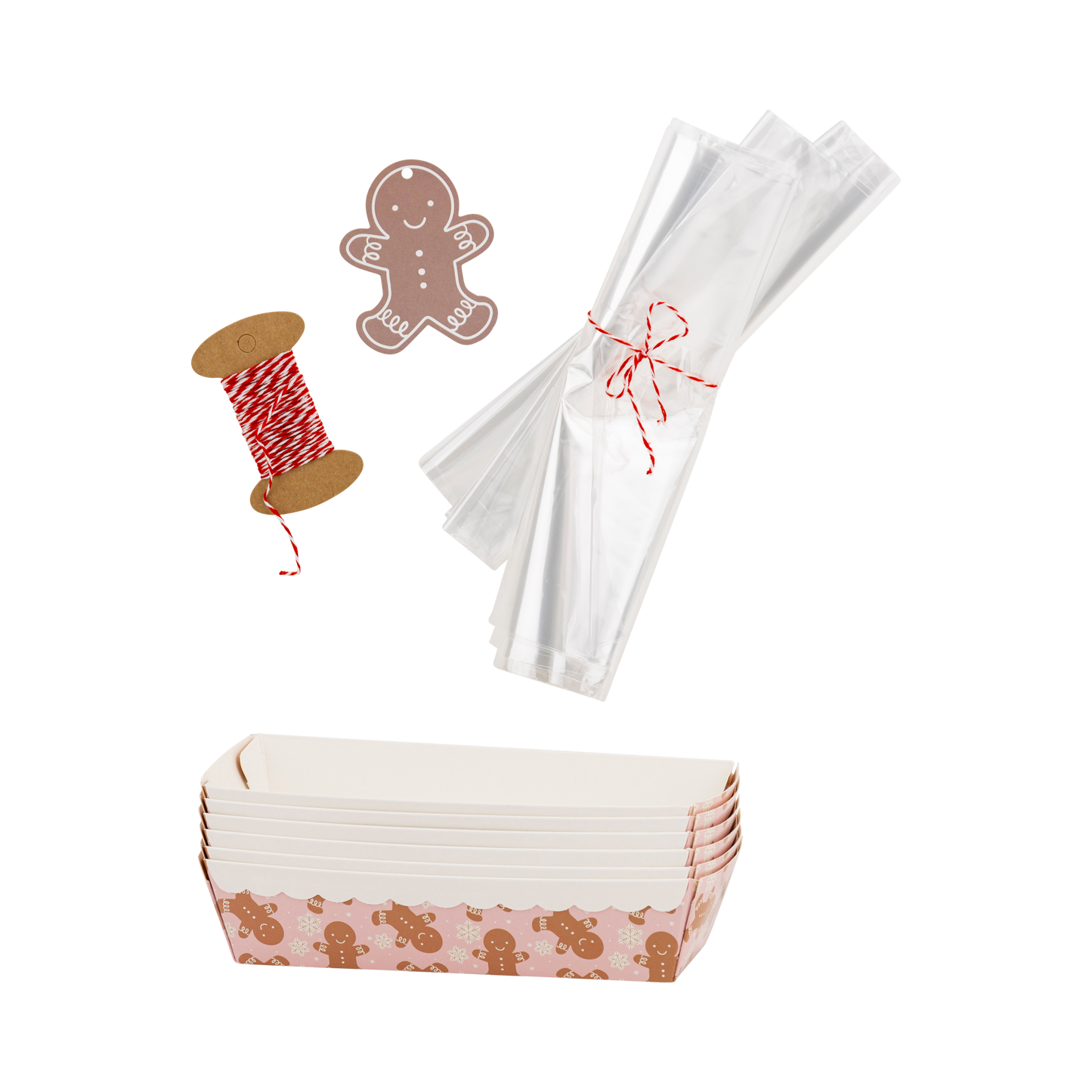 Gingerbread Pink Mini Loaf Pan Set