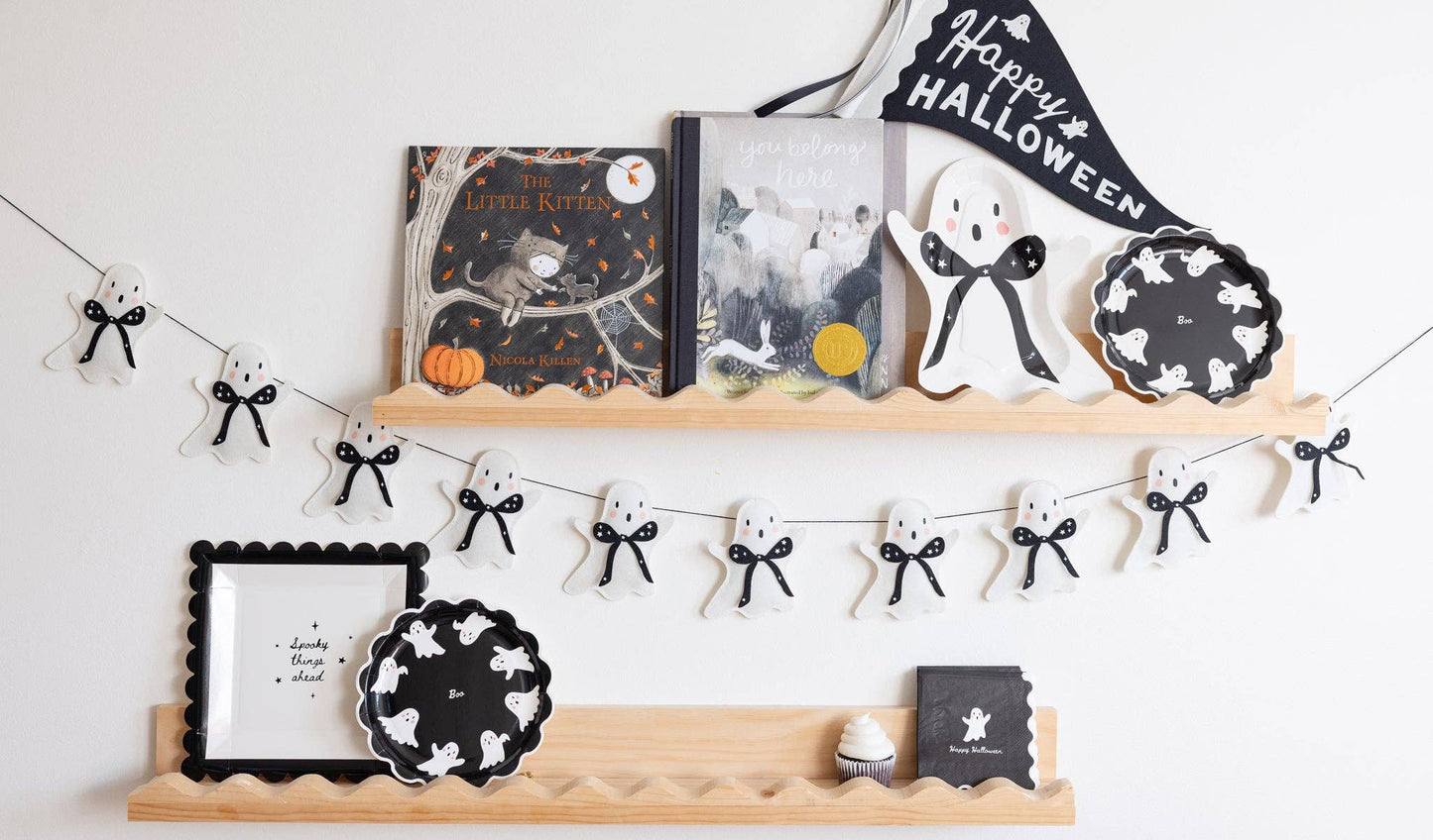 Spooky Cute Ghost Cocktail Napkin