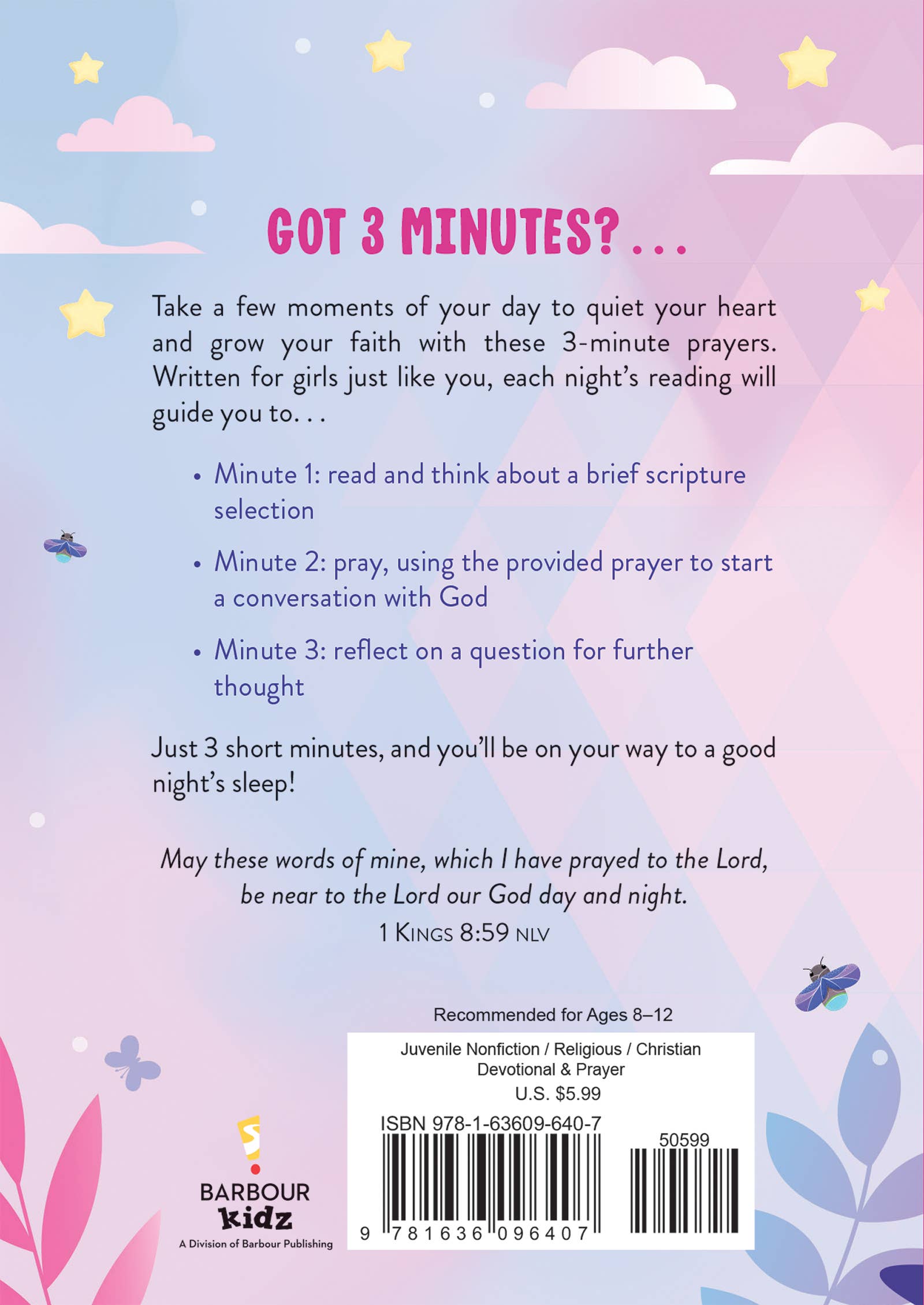 Devotional prayer book for 8–12-year-old girls – a thoughtful Christian gift for birthdays, holidays, or everyday encouragement.