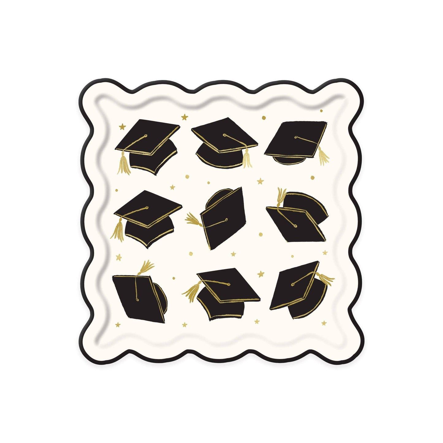 Graduation Hat Scatter Plate