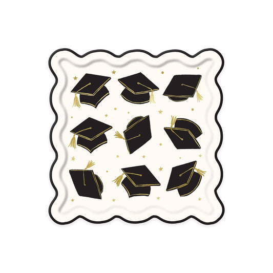 Graduation Hat Scatter Plate