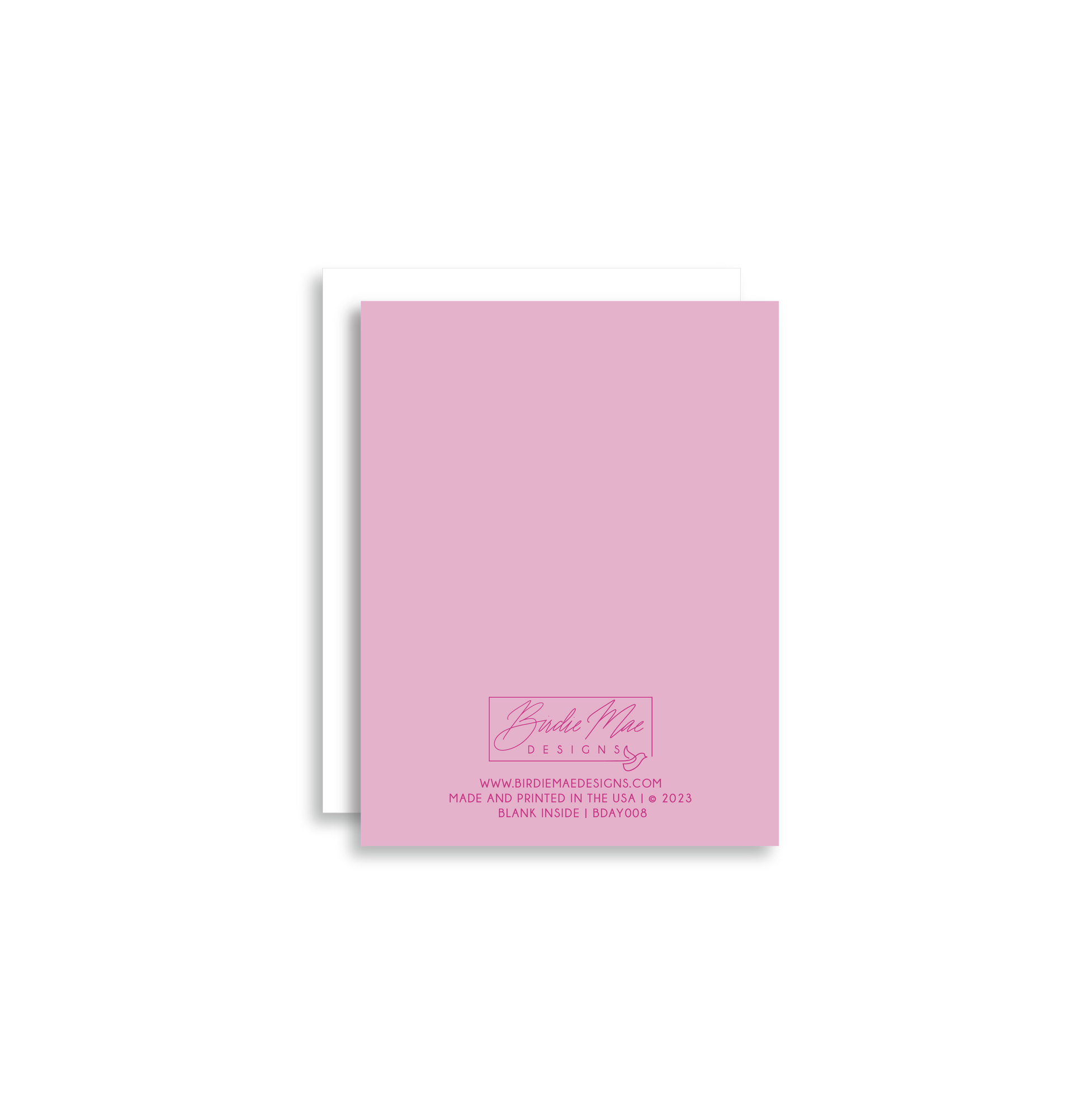 I'm So Glad You Were Born Birthday Greeting Card are packaged with love and care as each card arrives with its own envelope, ready to bring smiles as soon as it's opened. The card is folded to 4.25" tall by 5.5" wide, is blank inside and comes with a matching white envelope. Cards are packaged in cellophane sleeves.  