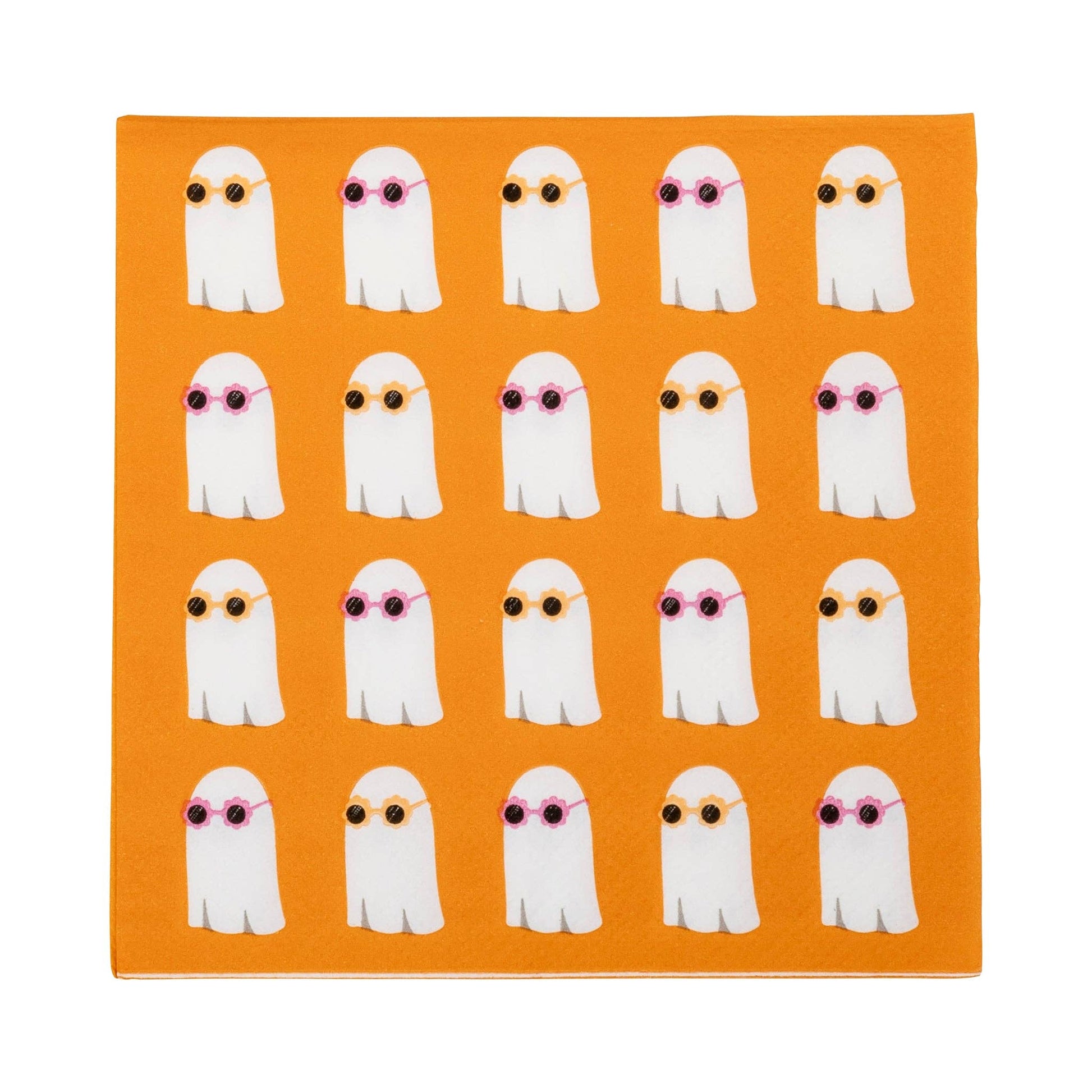 Get ready for some spooky fun with our Groovy Ghosts Cocktail Napkins! These playful and quirky napkins are perfect for your Halloween party and feature a cute ghosts wearing groovy flower sunglasses. With 24 paper napkins included in each pack, these spooktacular napkins are a must-have for any Halloween gathering.
