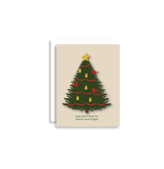 Merry and Bright Holiday Greeting Card