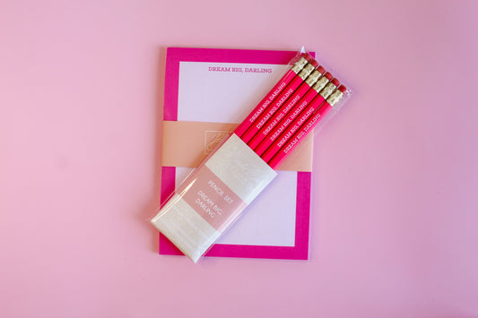 Dream Big Darling Pencil and Notepad Bundle