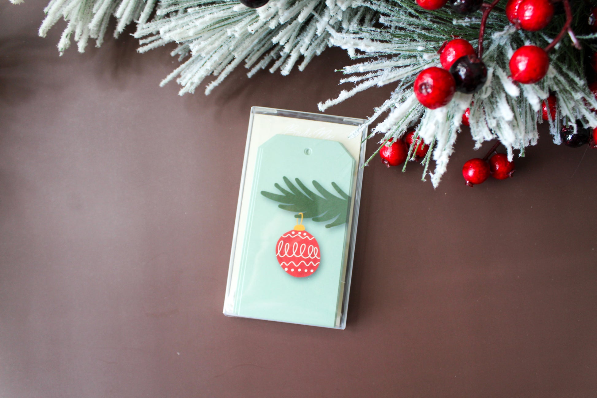 Our Red Vintage Christmas Ornament gift tags add a festive touch to your holiday presents. These cute tags come in sets of eight and include pre-cut string. 