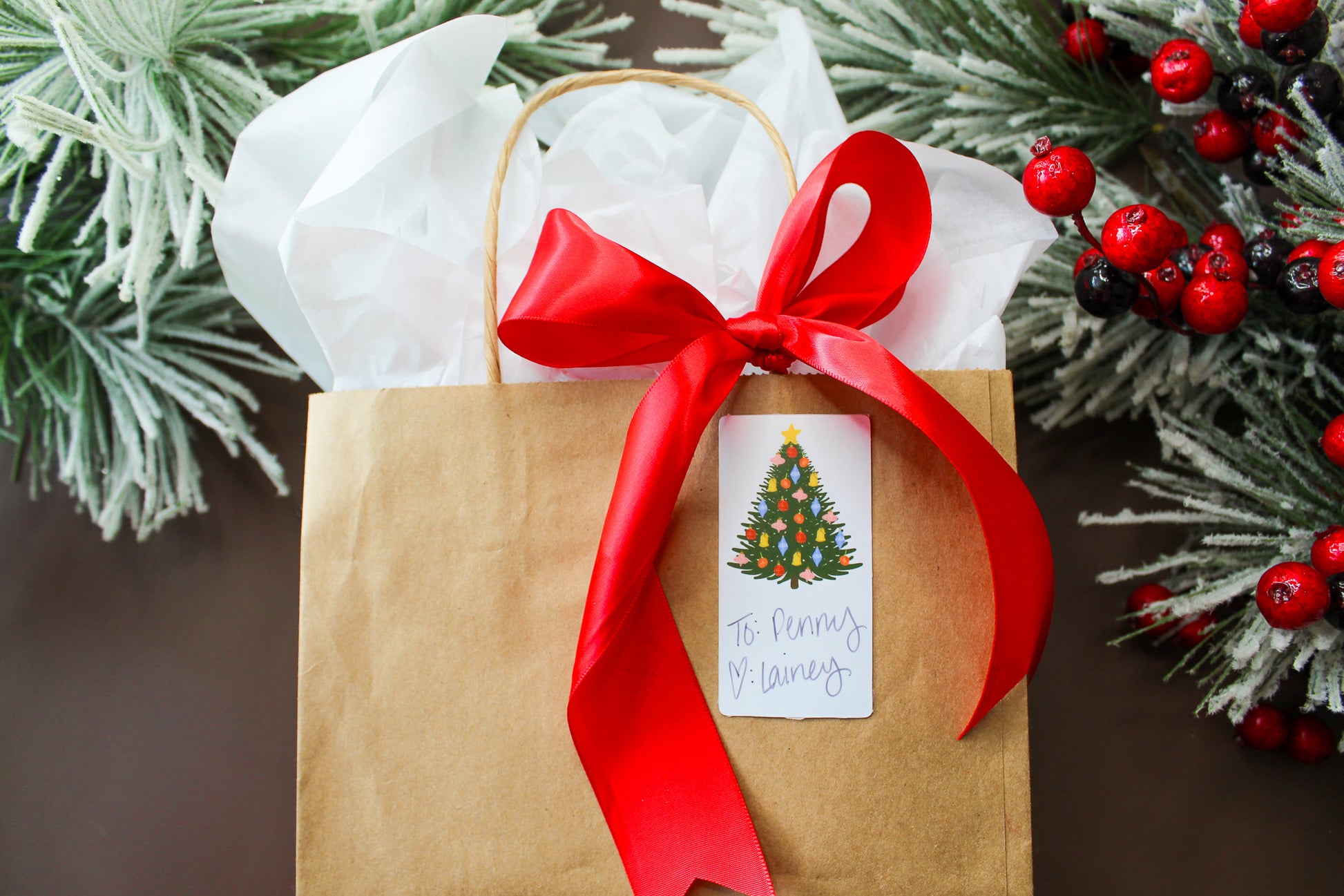 Christmas Sticker sheet gift tags