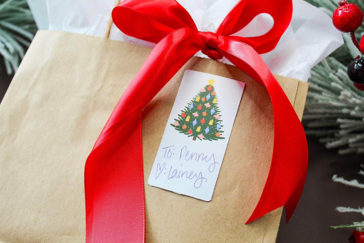 Christmas Sticker sheet gift tags