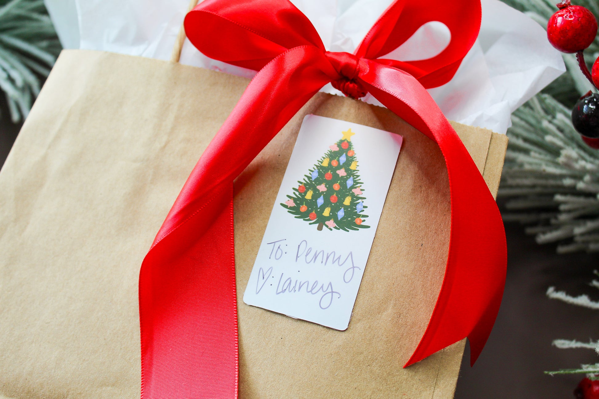 Christmas Sticker sheet gift tags