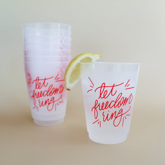 Let Freedom Ring Party Cups