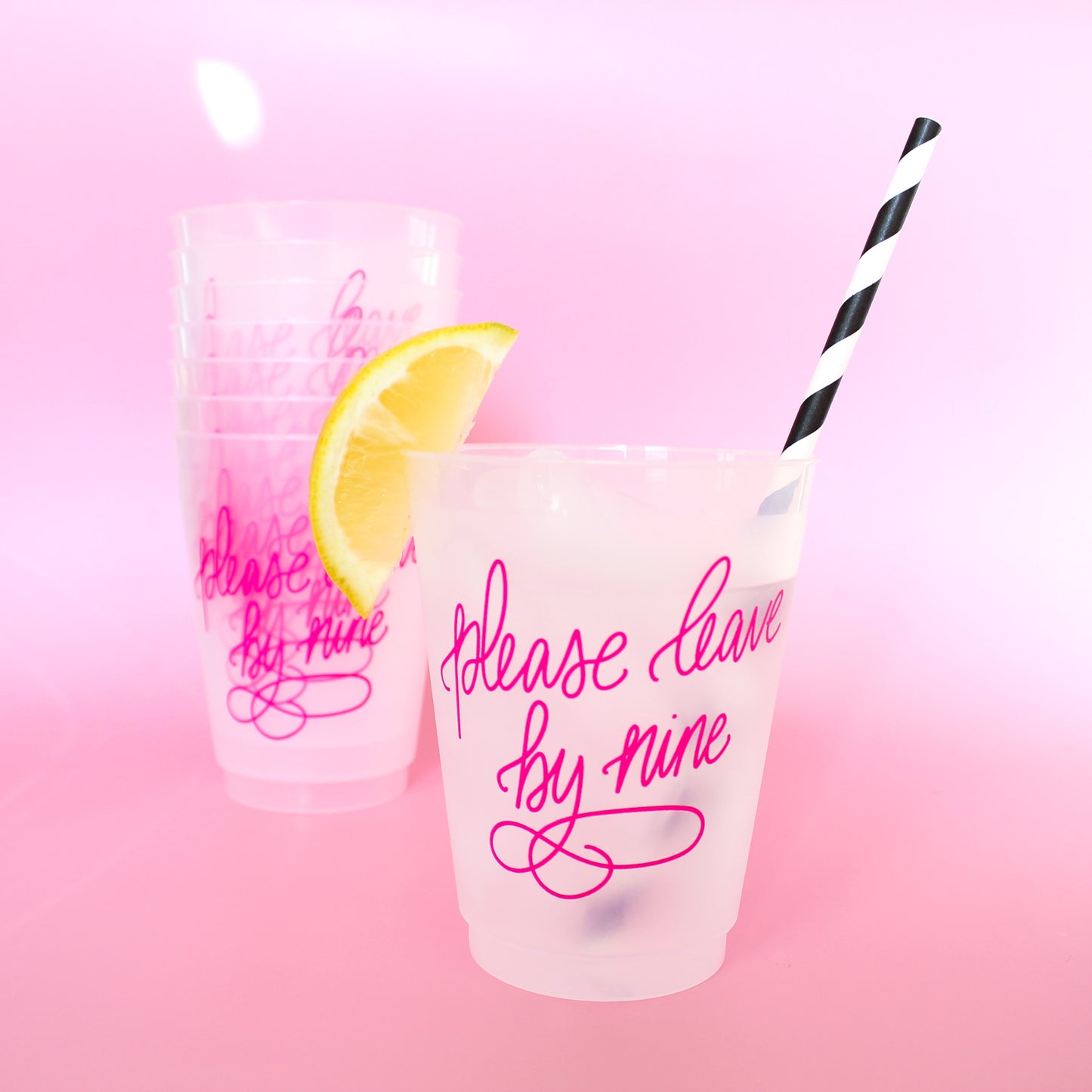 Please Leave by 9 Party Cup