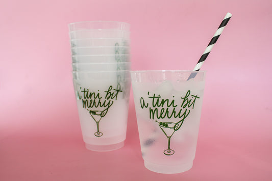 A 'Tini Bit Merry Christmas Party Cup