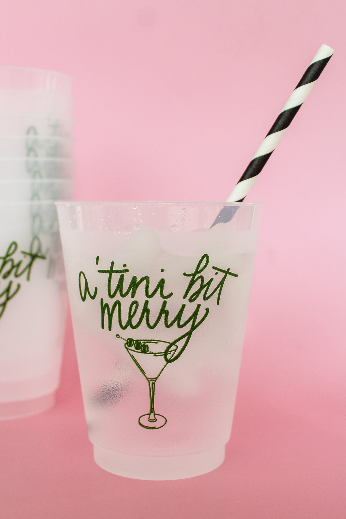 A 'Tini Bit Merry Christmas Party Cup