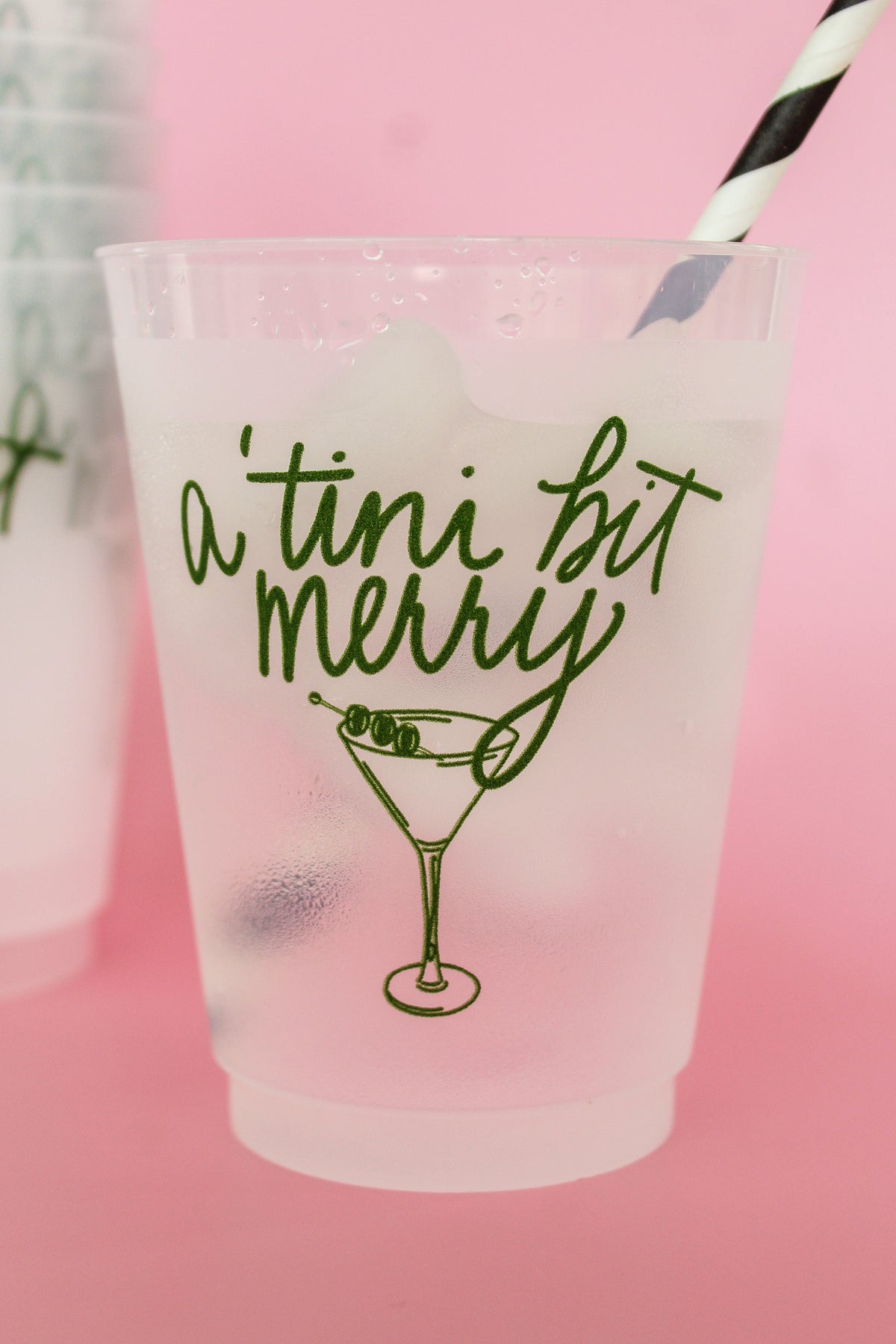 A 'Tini Bit Merry Christmas Party Cup