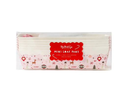 These mini loaf pan are perfect for baking bread or small cakes. Great for baking homemade gifts for friends and family, the holidays, or hostess gifts for dinner parties