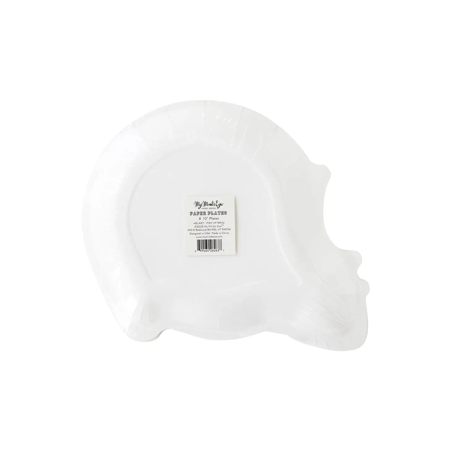 football helmet party plates 