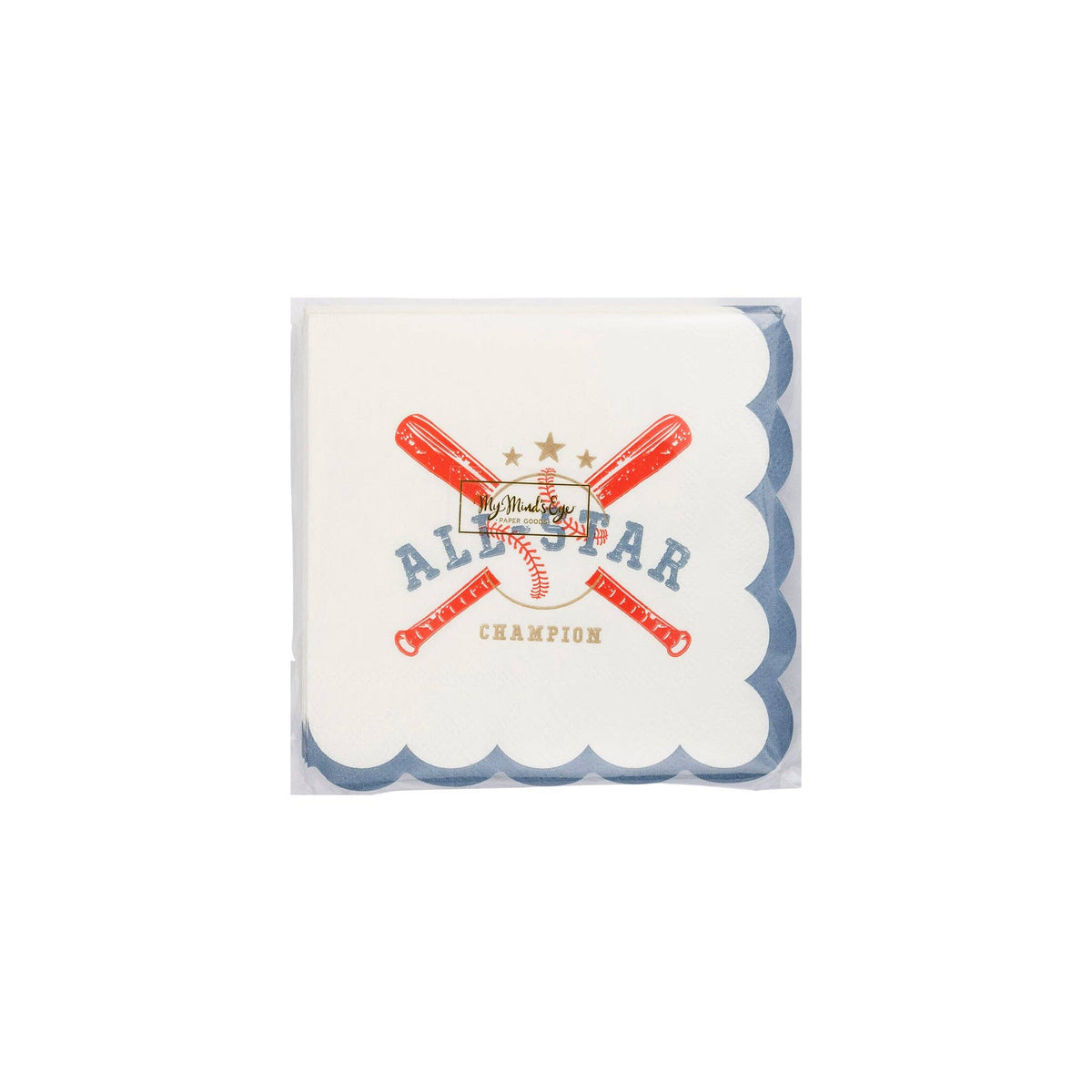 Baseball All Star Napkin – Birdie Mae Designs