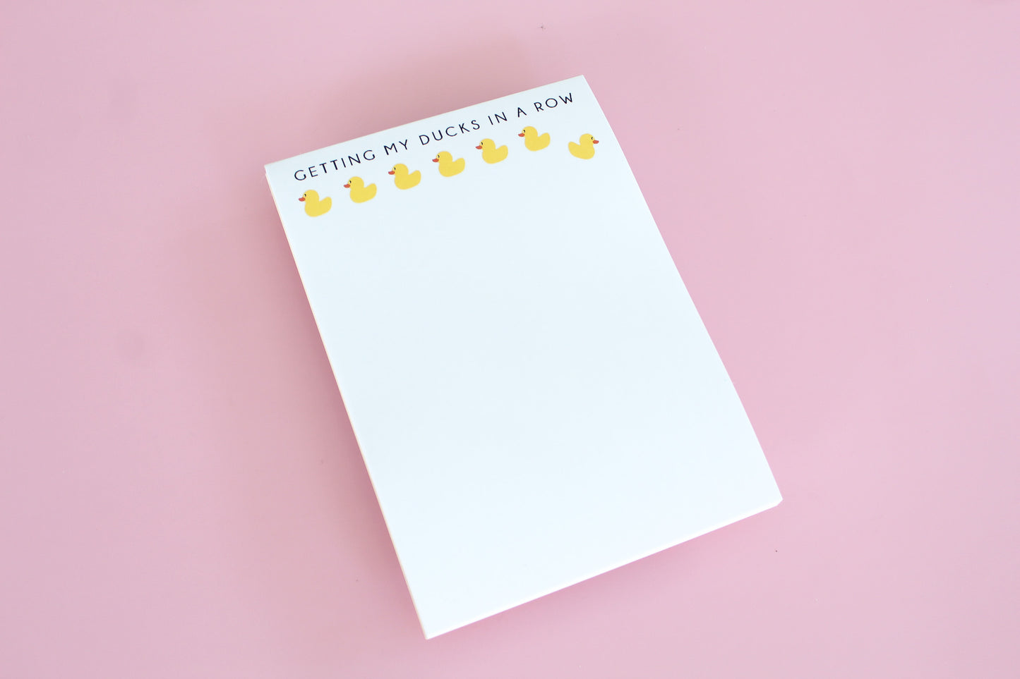 Getting My Ducks in a Row Notepad
Funny Notepad for Moms
Relatable Stationery Gift
Chaos Organizer Notepad
Quirky Desk Accessories
Cute Notepad Gift
Funny Office Supplies
Made in USA Notepad
5x7 Tear-Off Notepad
Gift for Busy Moms
Humorous To-Do List Notepad
Ducks in a Row Gift
Cute Stationery for Friends
Adorable Notepad for Coworkers
Funny Productivity Notepad
