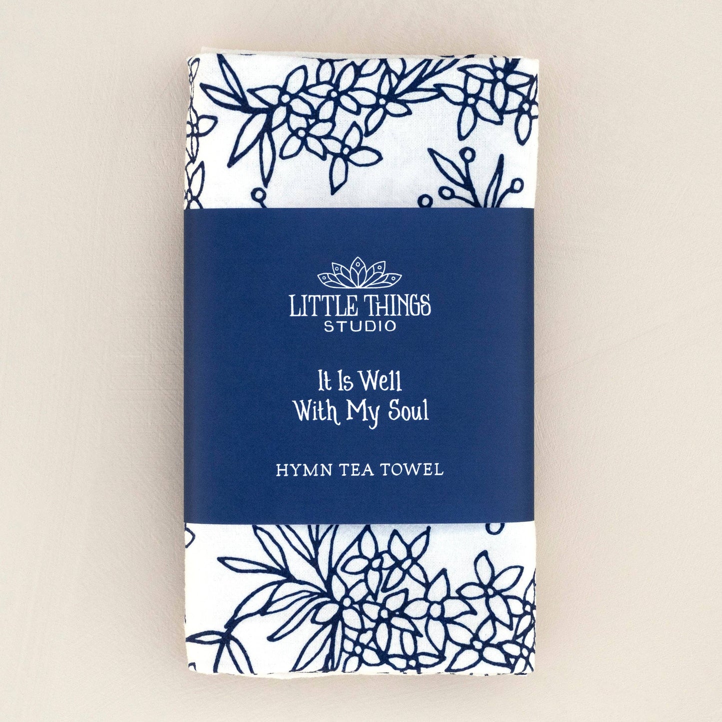 It Is Well With My Soul Hymn Tea Towel