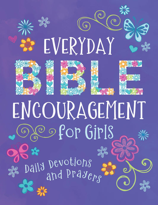 "Cover of '365 Daily Devotions for Girls'—a full-year Christian devotional book for tween and teen girls with scripture-based daily readings."
