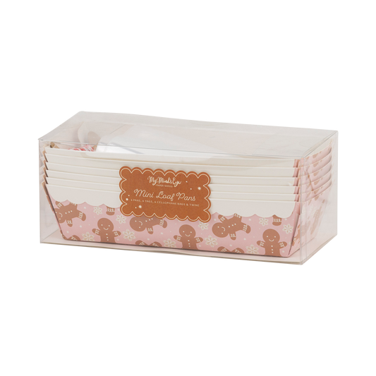 Gingerbread Pink Mini Loaf Pan Set