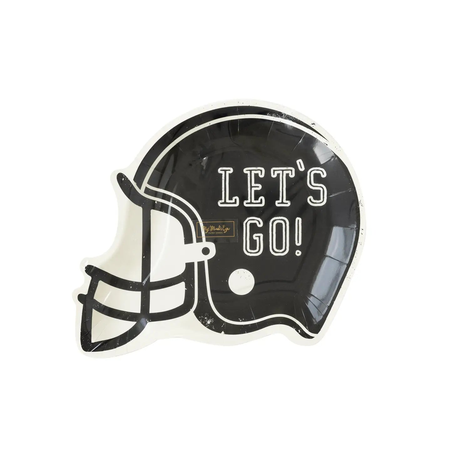 football helmet party plates 