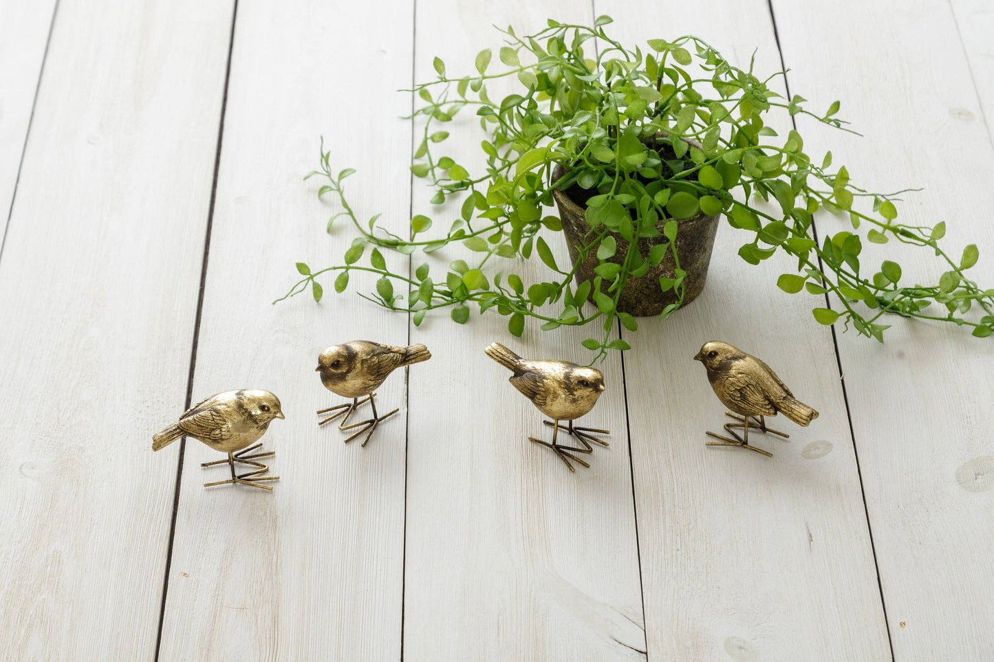 Brass Birds Figurine