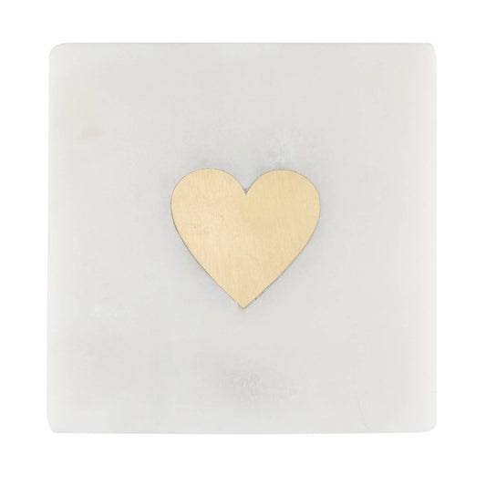 Add a touch of elegance to your home with our beautifully crafted marble coasters, perfect for keeping your tabletops free from drink rings. Featuring a sleek design with a chic brass inlay, these coasters blend seamlessly into any decor style, making them a must-have for your living room, dining table, or office.

Looking for a thoughtful gift? These coasters are an excellent choice for Valentine’s Day gifts, housewarming parties, or any occasion that calls for something special and practical.&nbsp;