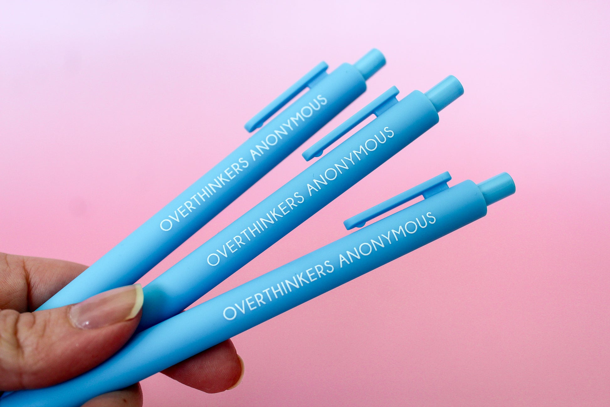 Overthinkers Anonymous Pens
Funny Jotter Pens
Overthinking Gift Ideas
Quirky Office Supplies
Motivational Pen Set
Unique Stationery Gift
Thoughtful Pen Set
Overthinking Stationery
Humor Writing Tools
Personalized Jotter Pens
Gift for Overthinkers
Novelty Desk Accessories
Pen Set for Writers
Office Humor Gift
Creative Writing Pens
