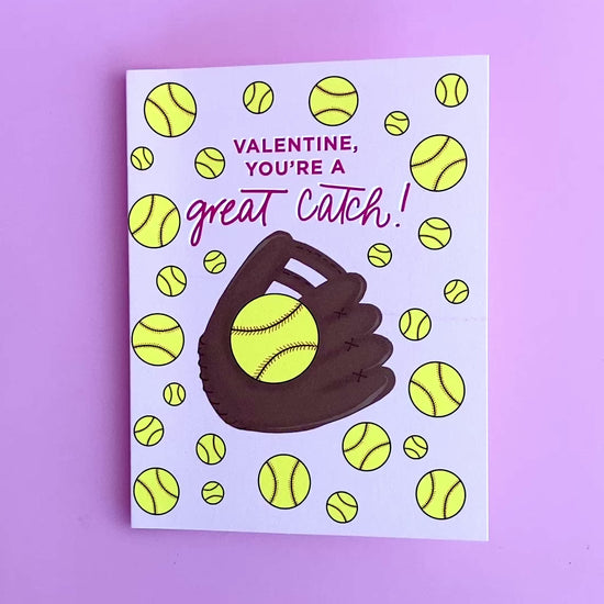 valentines card, softball, softball card, valentines softball, funny valentines, cute valentines, valentines for kids, sweet valentines