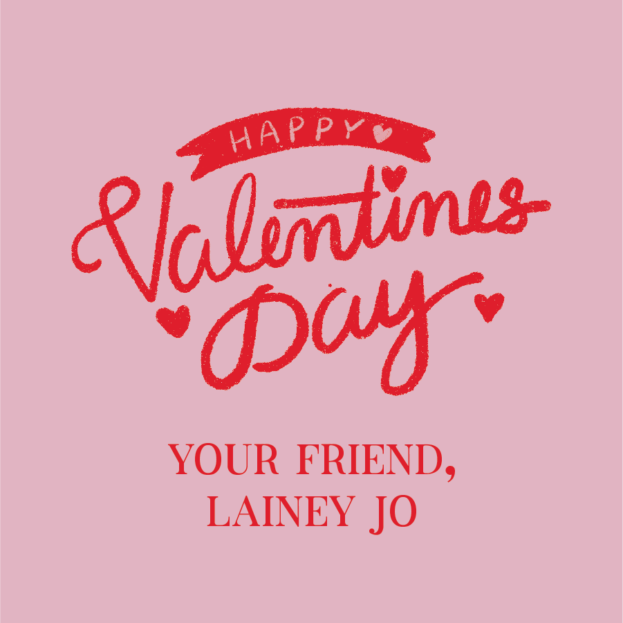 Customizable Valentine Gift Tag, Valentine party treat bag tag