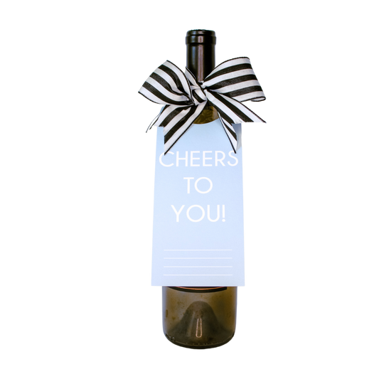 Cheers to You! Bottle Neck Gift Tag
