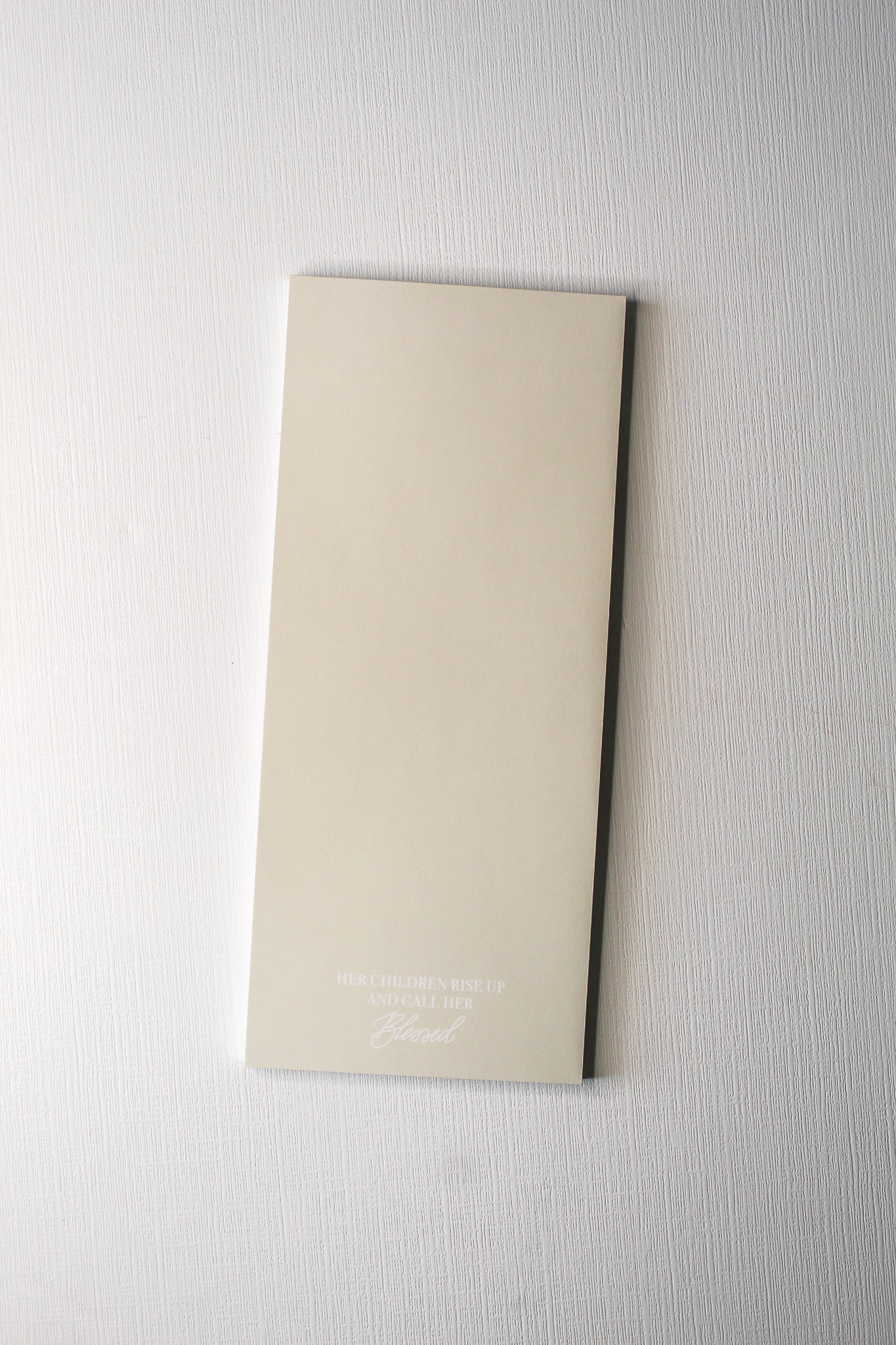 "Her Children Call Her Blessed" Notepad is a delightful gift to honor a special mother this Mother's Day.