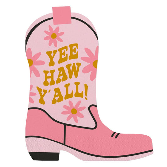 Soiree Sisters Paper Beverage/Appetizer/Cocktail Napkins/Wine Humor/Disposable Napkins for Parties and Entertainment/Party Supplies, Cowgirl Cocktail napkins, bachelorette party, lets go girls napkins, Shania twain napkins, western cowgirl party napkins, rodeo party napkins