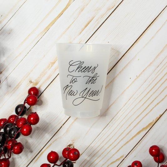 Cheers to the new year party cups