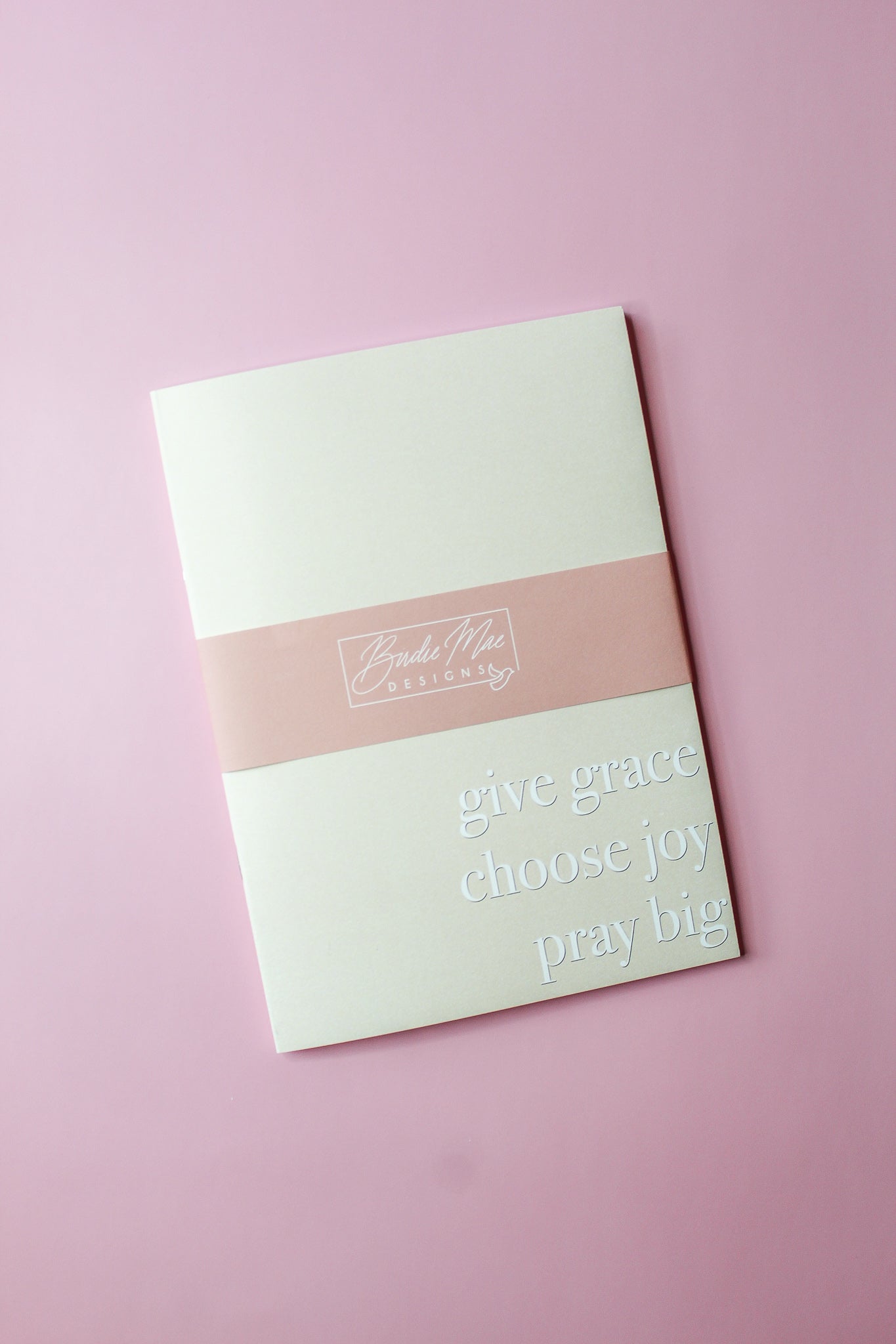  Give Grace, Choose Joy, Pray Big  journal is great for the office, to stick in your purse or to use as a prayer journal. 