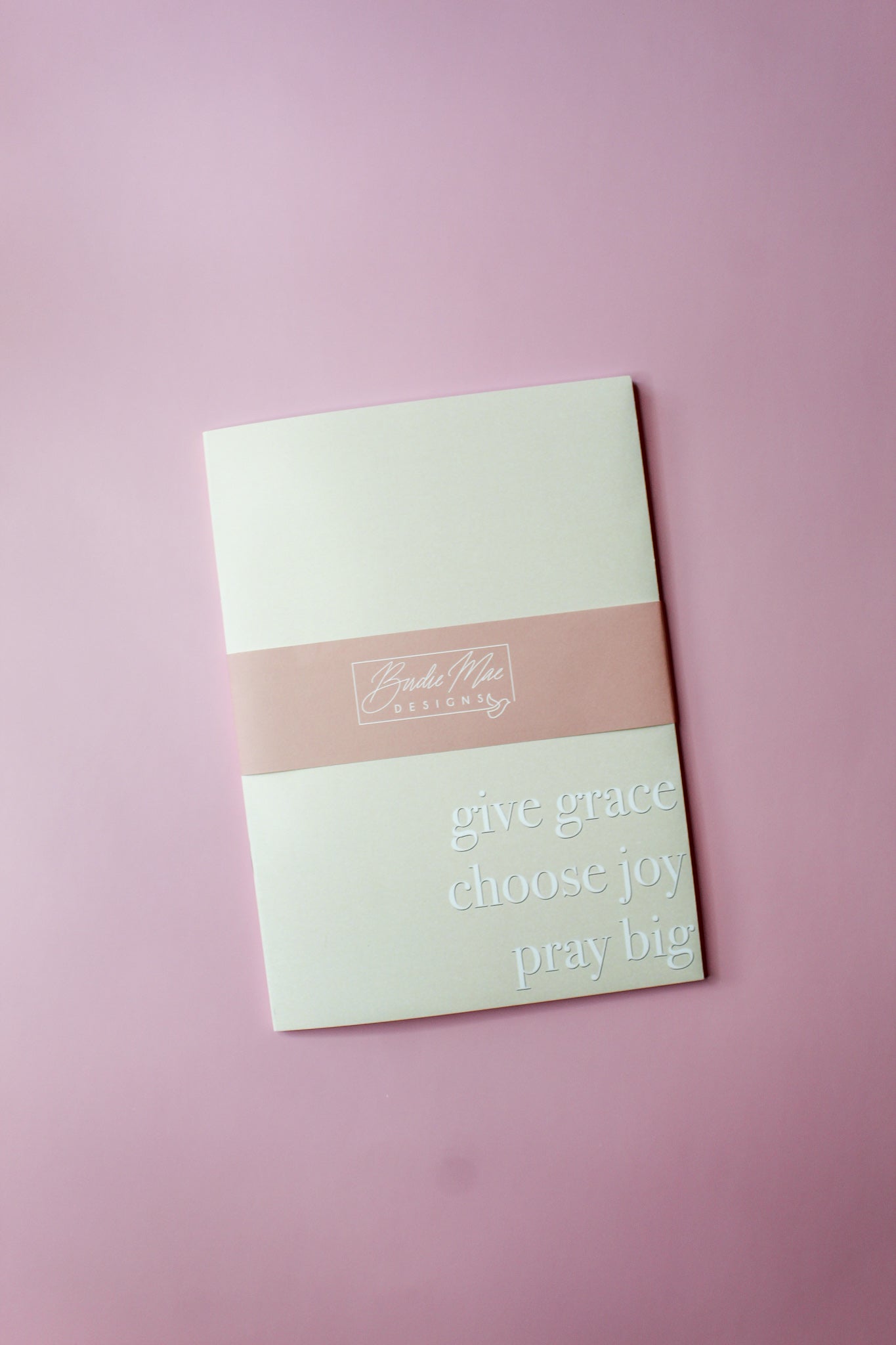 Give Grace, Choose Joy, Pray Big  journal is great for the office, to stick in your purse or to use as a prayer journal. 