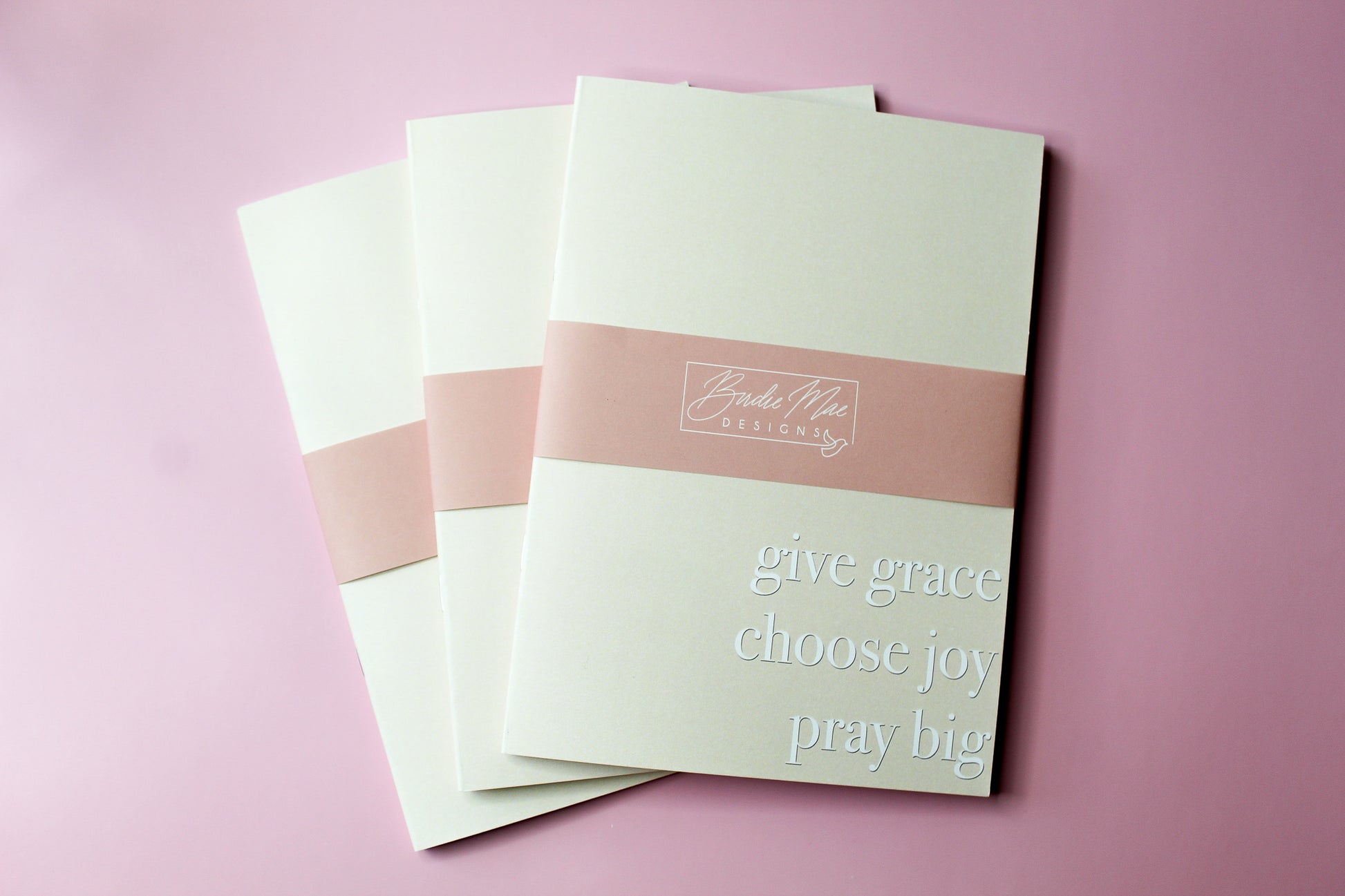  Give Grace, Choose Joy, Pray Big  journal is great for the office, to stick in your purse or to use as a prayer journal. 