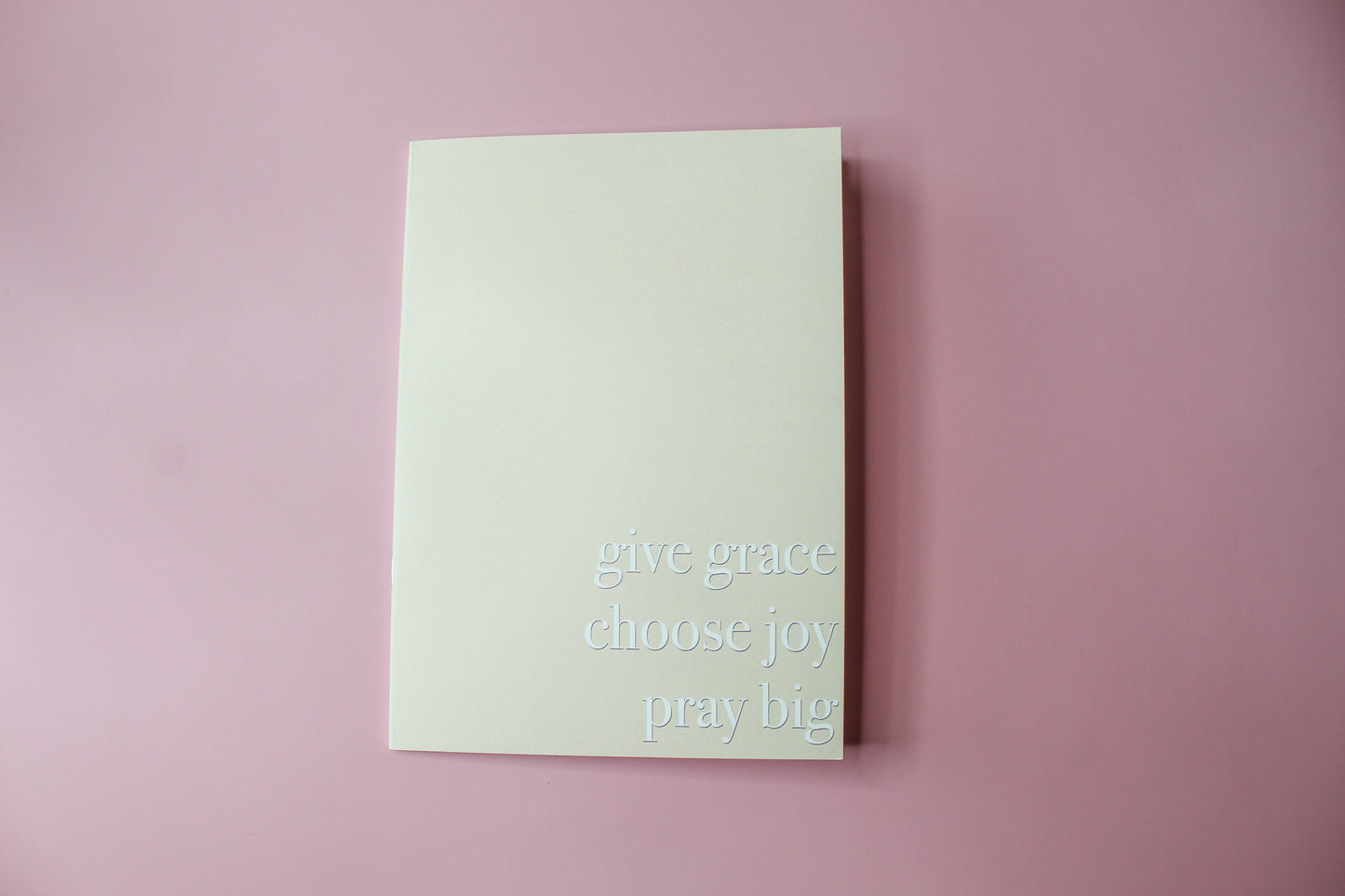  Give Grace, Choose Joy, Pray Big  journal is great for the office, to stick in your purse or to use as a prayer journal. 