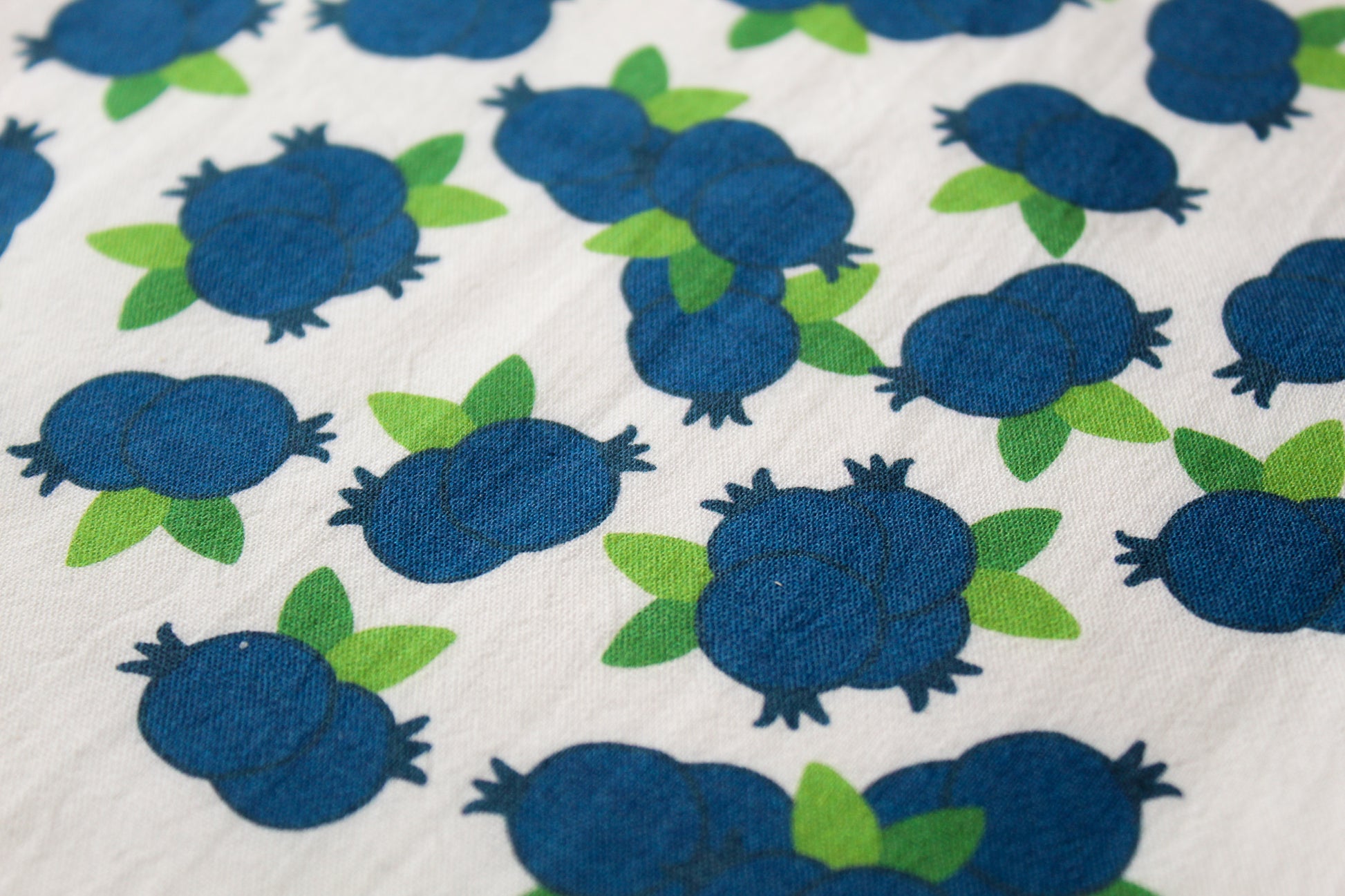 100% cotton tea towels, blueberry cup towels, Summertime tea towels