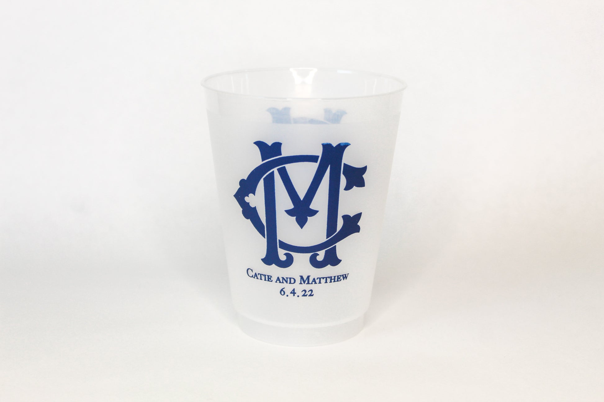 CUSTOM Chic Monogram Cups