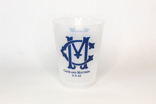 CUSTOM Chic Monogram Cups