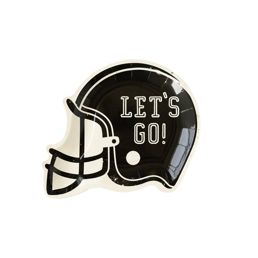 football helmet party plates 