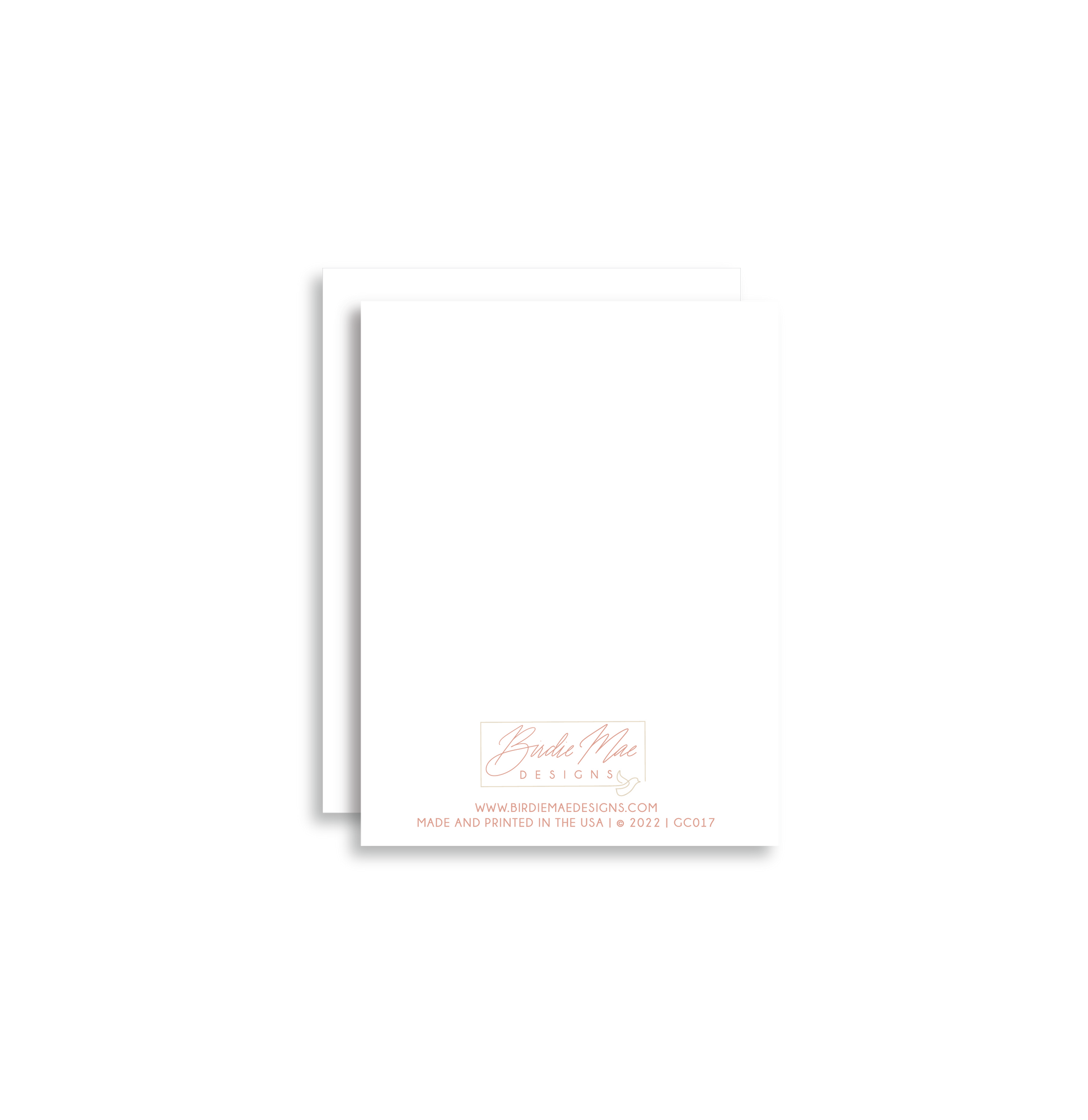 'Thanks A Bunch!' card, Thank you card, blank thank you card
